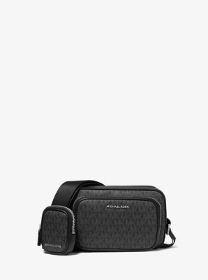 Michael Kors Hudson Monogram Backpack - Black