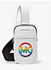 PRIDE Hudson Embroidered Logo Smartphone Crossbody Bag image number 0