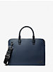 Hudson Slim Textured Leather Briefcase image number 0
