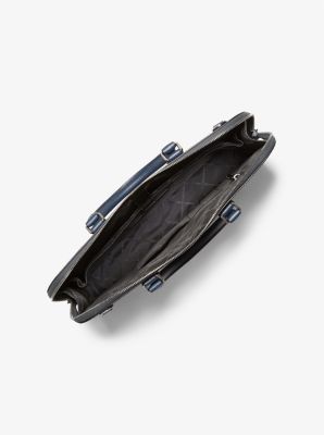 Schmale Aktentasche Hudson aus strukturiertem Leder image number 1
