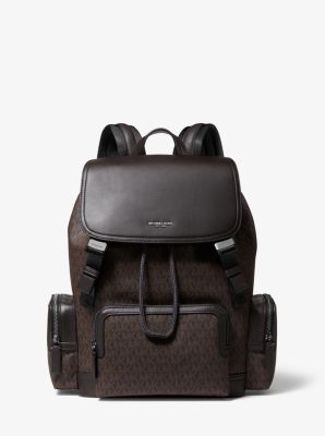 Henry Logo and Leather Backpack