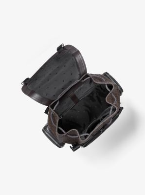 Henry Logo and Leather Backpack