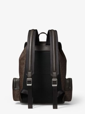 Henry Logo and Leather Backpack