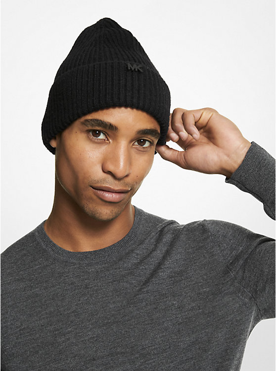 Ribbed Knit Beanie Hat image number 1