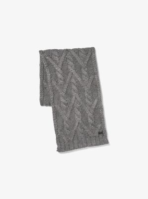 Michael kors discount cable knit scarf