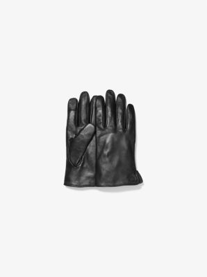 Mk on sale leather gloves