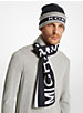Logo Jacquard Beanie Hat and Scarf Set image number 2