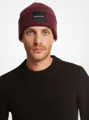 Knit Logo Beanie Hat image number 1