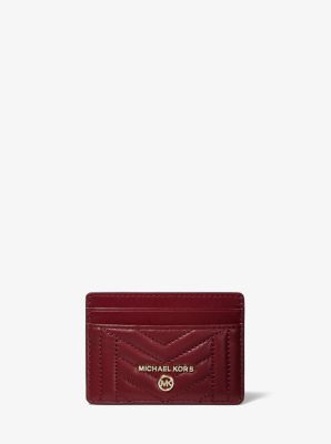 Quilted Leather Card Case image number 0
