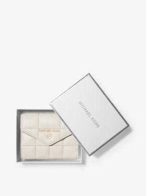 Medium Quilted Leather Envelope Wallet image number 1