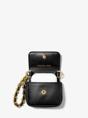 Jet Set Charm Pebbled Leather Apple AirPods® Pouch