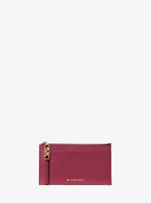 Jet Set Charm Small Logo and Leather Envelope Trifold Wallet