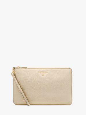 Michael kors small leather wristlet sale