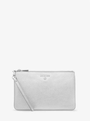 Michael kors sale grey clutch bag