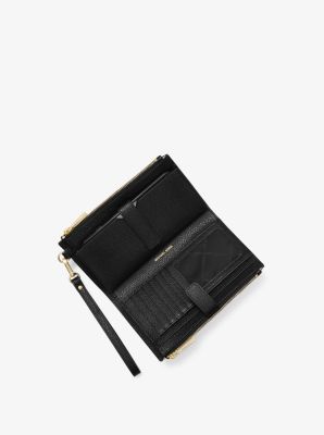 Adele Pebbled Leather Smartphone Wallet