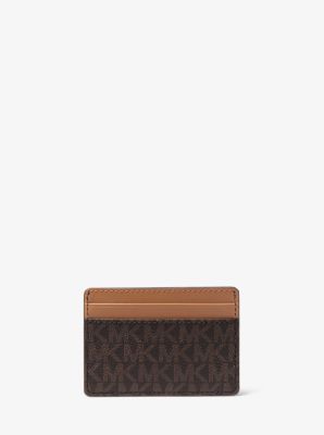 michael kors logo card case