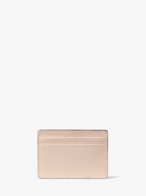 Porte-cartes en cuir grainé