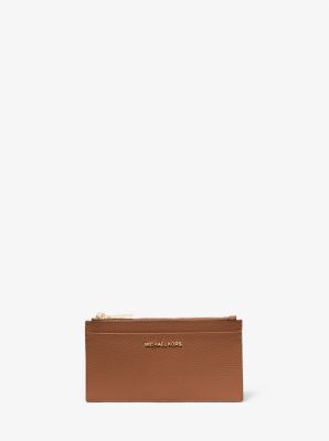 michael kors pebbled leather card case