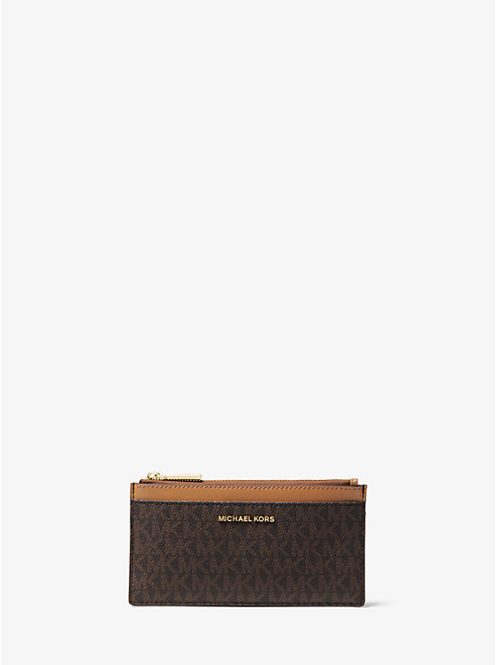 Large Logo and Leather Card Case image number 0