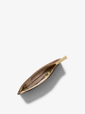 Large Logo and Leather Card Case