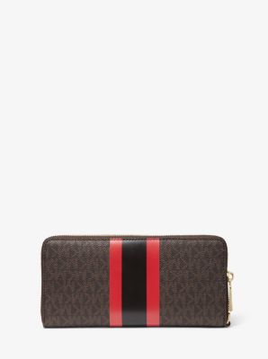 Michael michael kors leather continental wristlet on sale