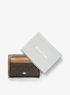 michael kors logo card case