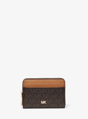Small Logo and Leather Wallet | Michael 