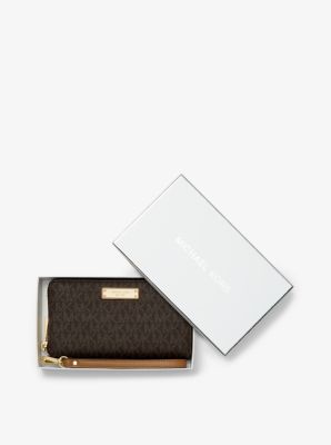 michael kors logo smartphone wristlet