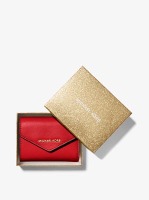 Medium Crossgrain Leather Envelope 