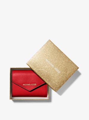 michael kors red wallet