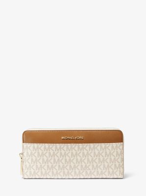 Michael kors wallet logo hotsell