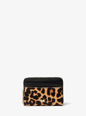 michael kors leopard wallet