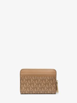 Portefeuille Jet Set met logo, klein in CAMEL | Michael Kors