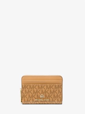 Michael kors jet set travel wallet on sale on a chain