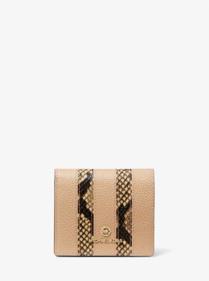 Michael kors online snake print wallet