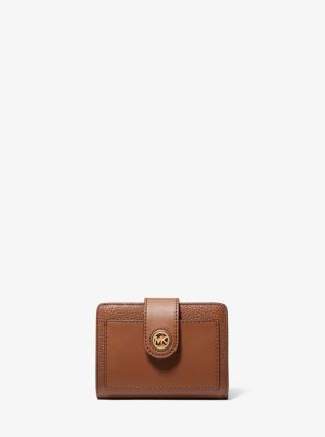 MK Small Leather Wallet - Luggage Brown - Michael Kors