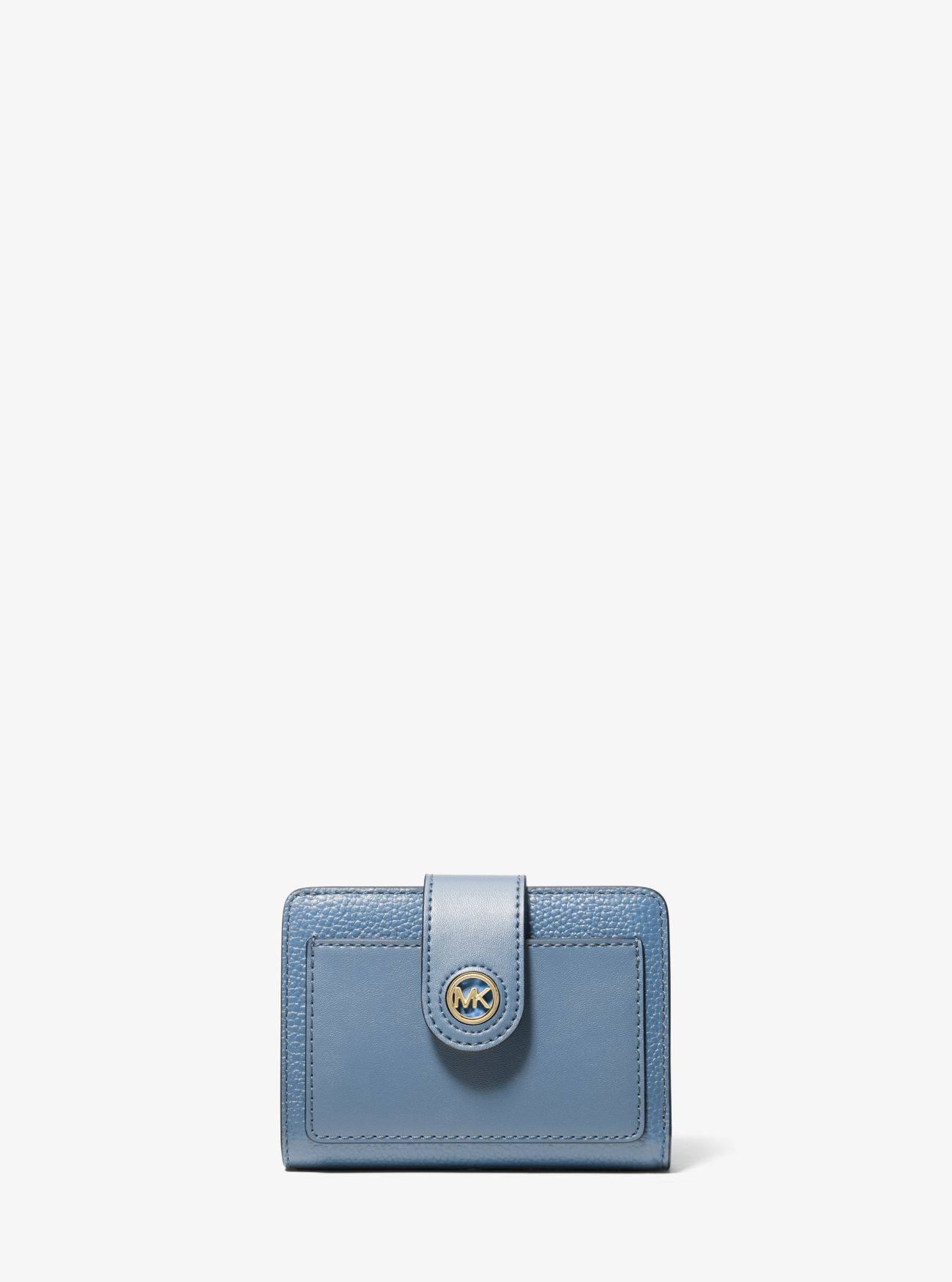 MK Small Leather Wallet - Blue - Michael Kors