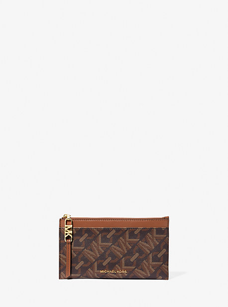 MK Empire Large Card Case - Brown/luggage - Michael Kors