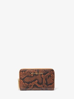 Michael kors wallet snakeskin sale