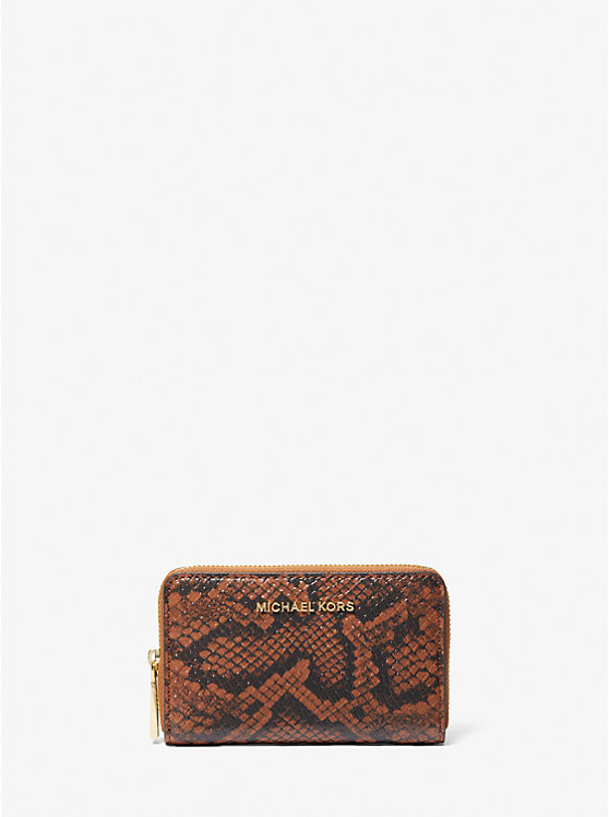 Small Snake Embossed Wallet image number 0