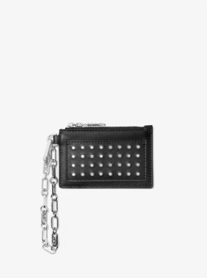 Black studded deals michael kors purse