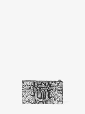 Empire Large Snake Embossed Leather Card Case image number 2