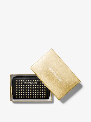 Small Studded Leather Wallet