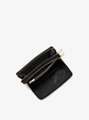 MICHAEL Michael Kors Jet Set Travel Continental Wallet Wristlet (Black)