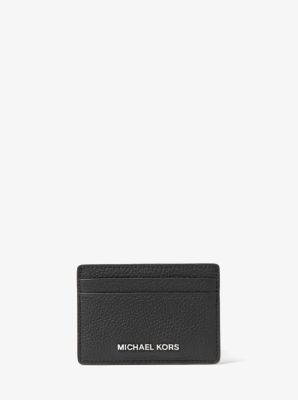 Pebbled Leather Card Case | Michael Kors