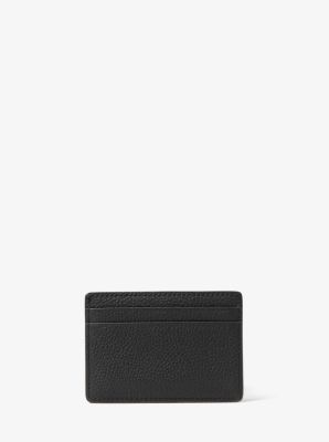 Porte-cartes en cuir grainé