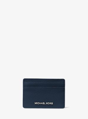 Pebbled Leather Card Case | Michael Kors