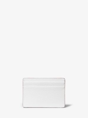 Porte-cartes en cuir grainé