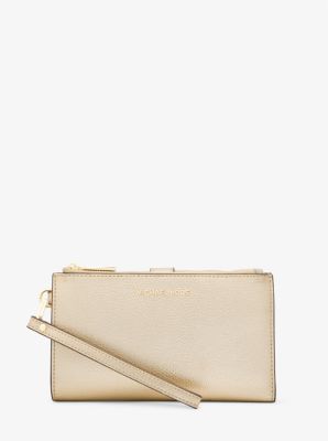 Adele Metallic Leather Smartphone Wallet | Michael Kors