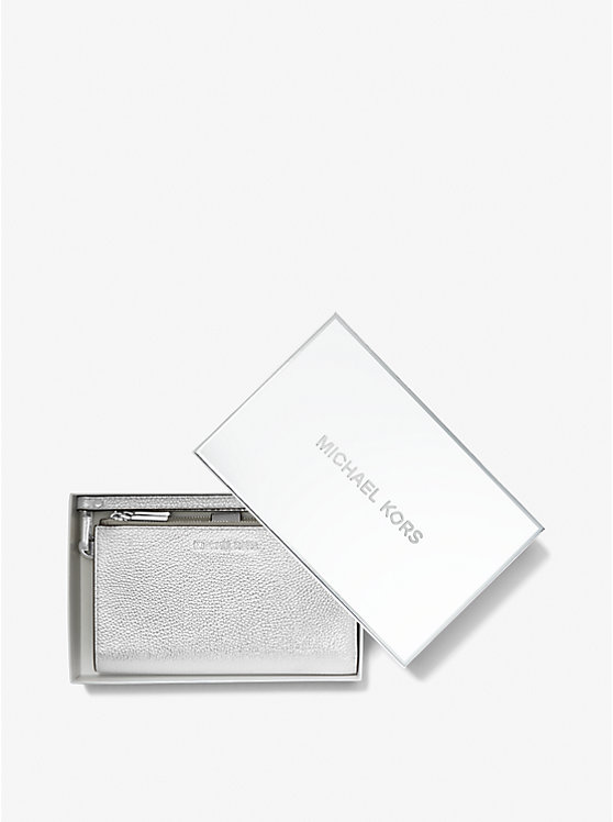 Portafoglio per smartphone Adele in pelle metallizzata image number 3